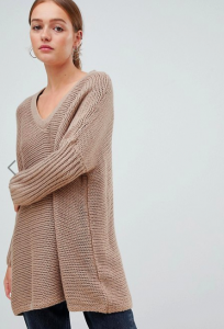 oversized knit sweater